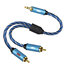 ขาย ERTK RCA TO AUX สายแปลง RCA 2 หัวเป็น AUX 3.5mm