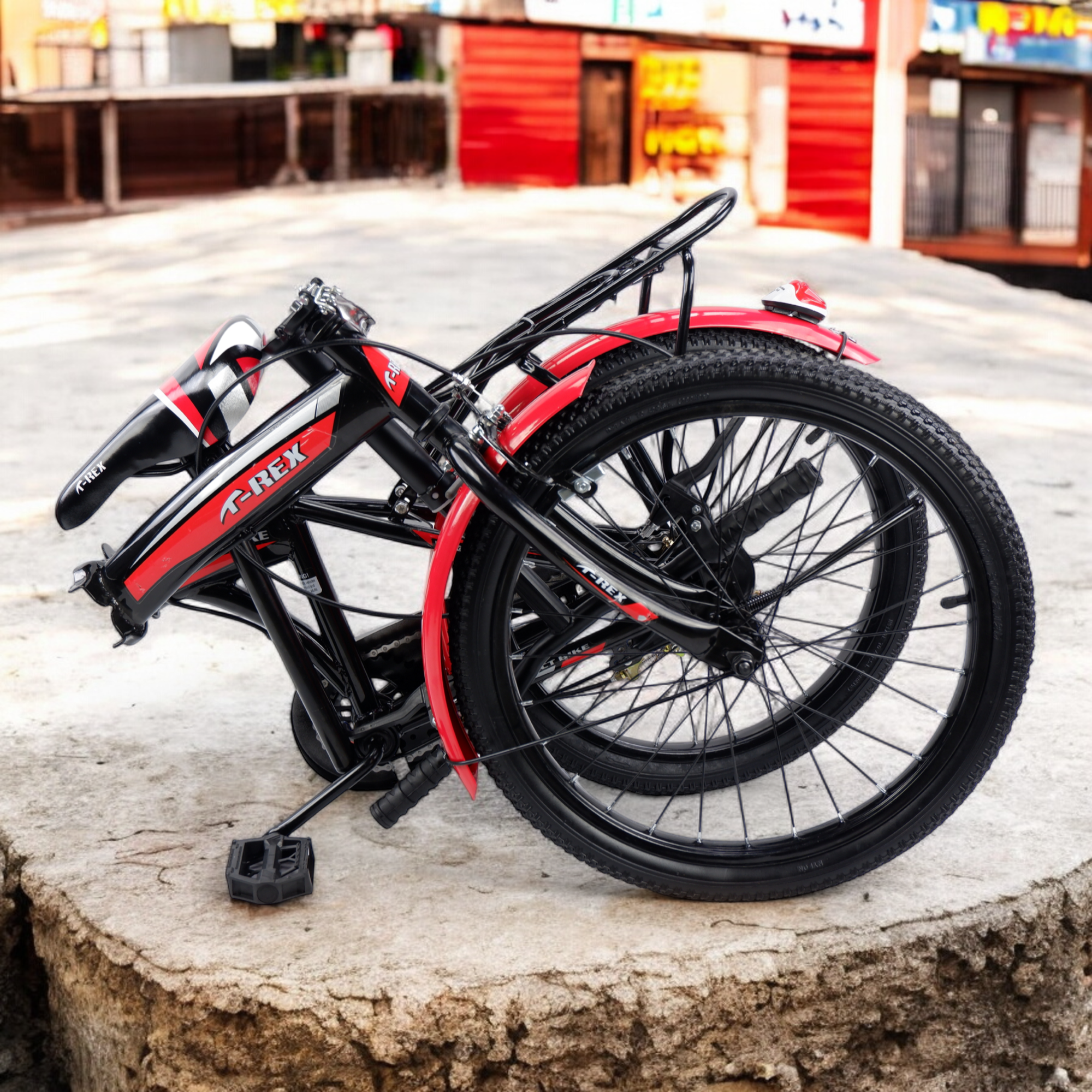 THAIBIKE รถจักรยานพับ T-REX แบบ 20 นิ้ว น้ำหนักเบาพกพาสะดวก