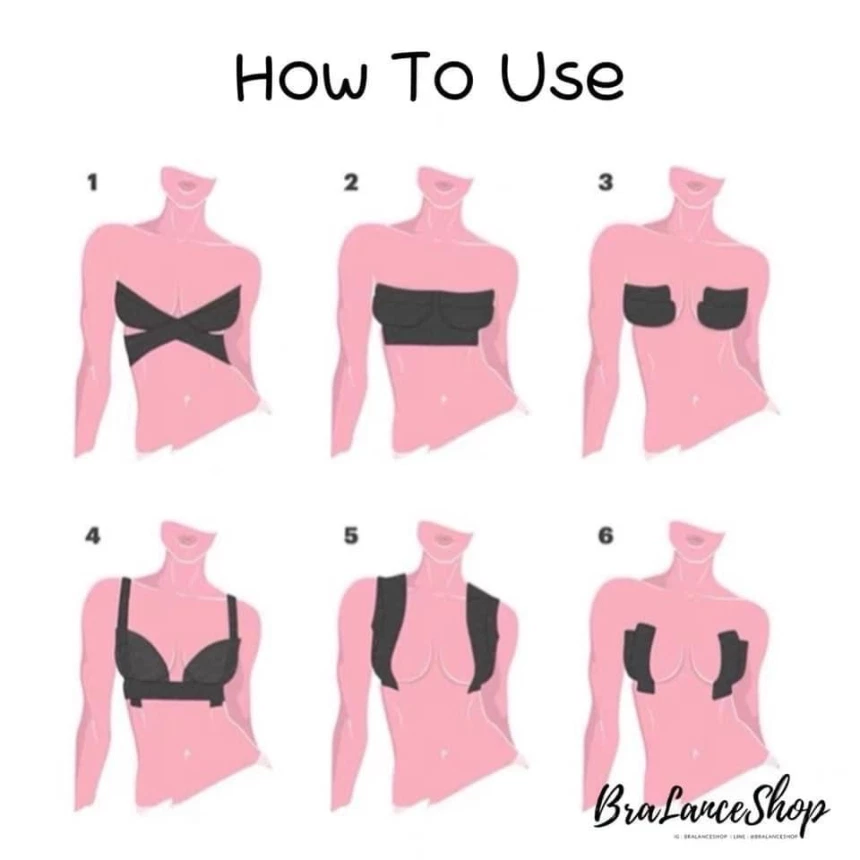 BLS✿J16 Boob Tape เทปแปะหน้าอก กล่องดำ