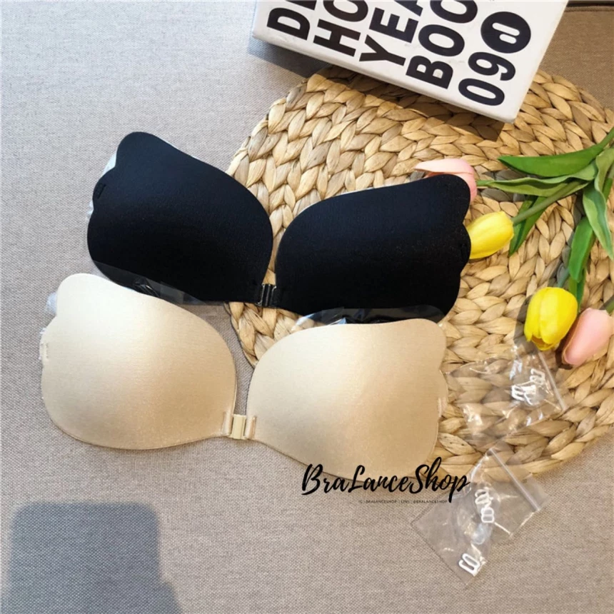 BLS✿J21 บราปีกผีเสื้อตะขอหน้า มีสายล๊อคหลัง