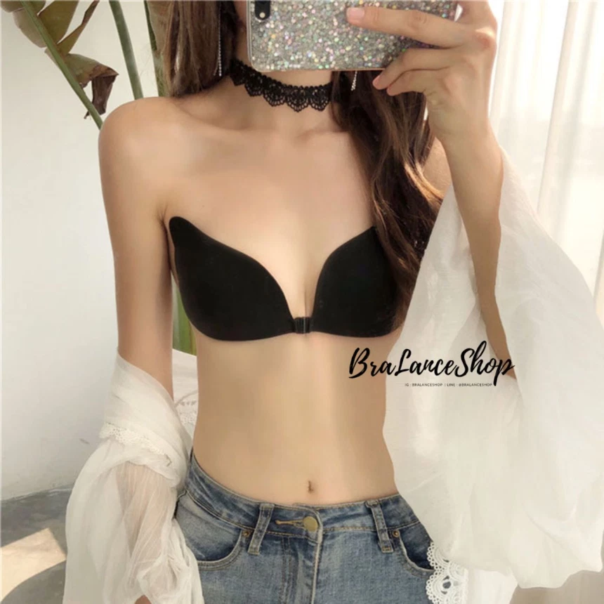 BLS✿J21 บราปีกผีเสื้อตะขอหน้า มีสายล๊อคหลัง